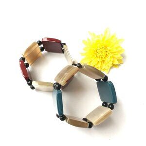 🌺Buffalo Horn And Lacquer Bracelet